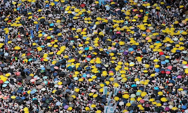 Umbrellas mouvement - China - 2014